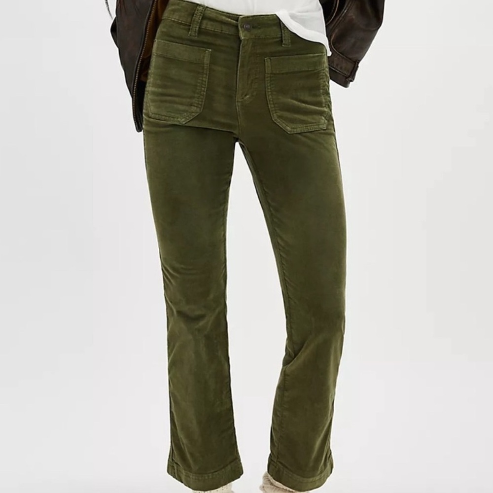 FP velvet kick flare, crop pants